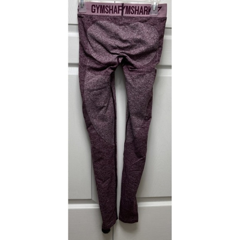 Gymshark Flex Leggings SMALL GLLG015 AW18-369 Pink Burgandy - Picture 2 of 6